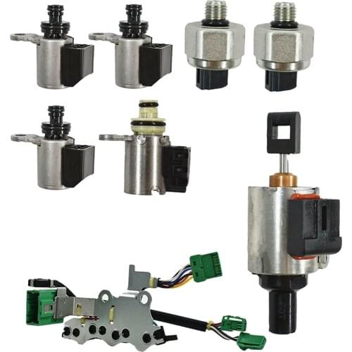 8x Valve Body Transmission Solenoids Kit Transmission Valve Body CVT Set JF011E RE0F10A Compatible with Nissan Car Replace Acc