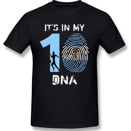 Diego Maradona Its In My Dna T Shirt Harajuku Oversized Cotton Crewneck Short Sleeve Custom T Shirts