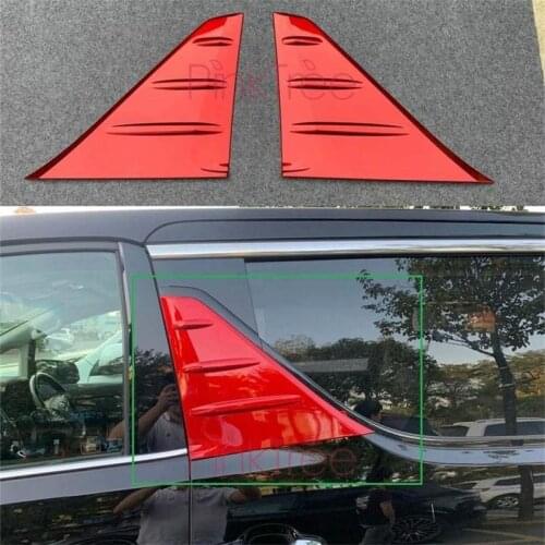 2016 2017 2018 2019 2020 B-pillars Car Stickers Trim Covers For Toyota Alphard VELLFIRE 30 Car Styling Accessories