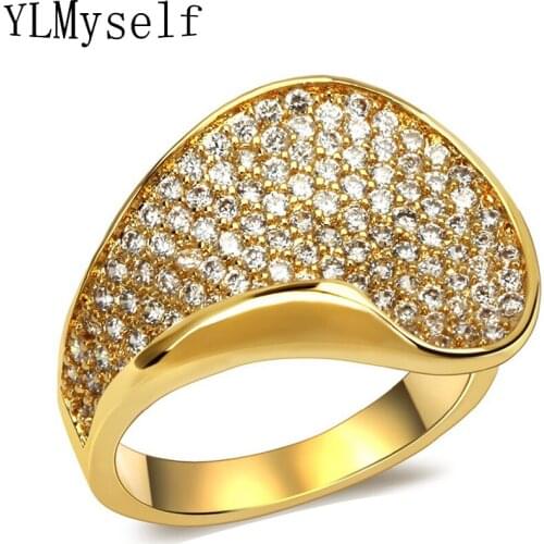 2021 Latest Women Fashion Leaf Figer Ring pave Sparkly Cubic Zirconia Crystal New Elegant Trendy Cheap Jewelry Rings