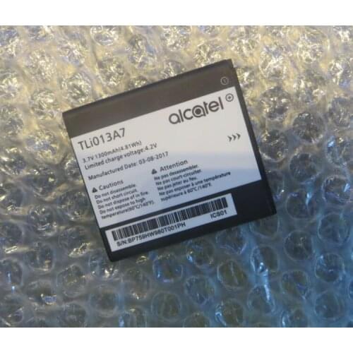New TLi013A7 For Alcatel TCL S300T 1300mAh Mobile Phone Li-ion Battery Replacement