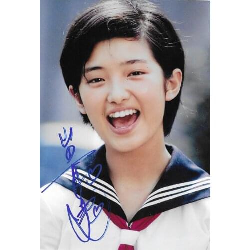 Signed Yamaguchi Momoe autographed original photo 7 inches collection free shipping 032018BB