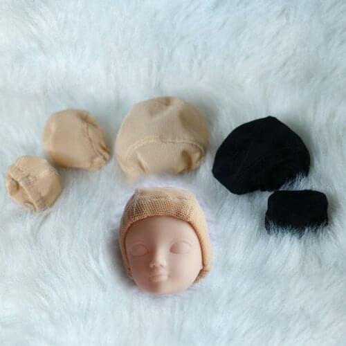 Handmade BJD/SD Doll Wigs Cap Headgear DIY Fixed-Wig Hairnet for 1/3 1/4 1/6 1/8 1/12 Toy Wig Hat Doll Accessories