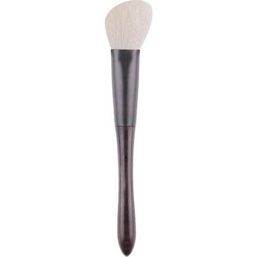 Q1-20 Professional Handmade Makeup Brushes Ultra-soft Saibikoho Goat Hair Angled Contour Blush Brush Ebony Handle Make Up Brush