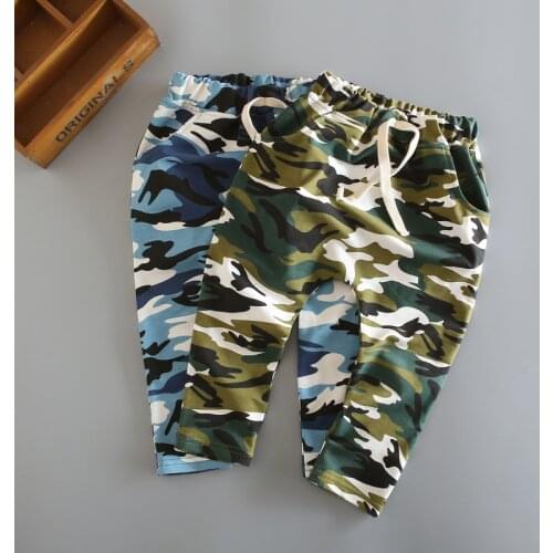 Baby Boys Pants Camouflage Kids Spring Autumn Clothes Toddlers Children Trousers for Girls Harem Pants cotton green blue grey