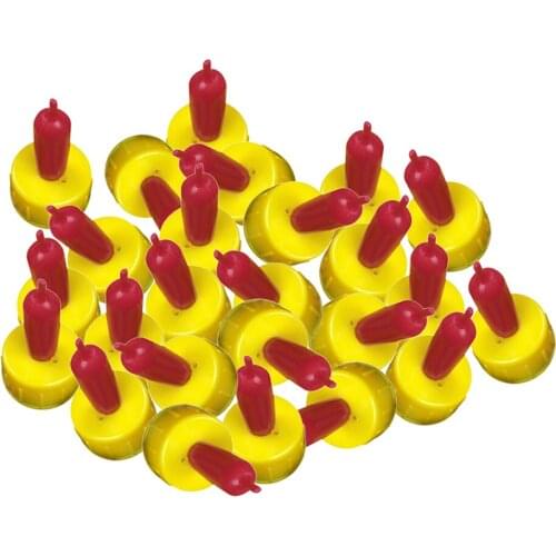 20pc Dog Drink Bottle Nipple Teat For Lamb Kid Orphan Soft Red Ewe Sheep Cat