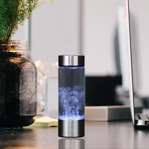 Hydrogen Rich Generator Cup Water Filter 420ML Alkaline Maker Hydrogen Ionizer