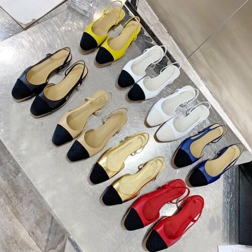 2021 New Fashion Summer Womens Sandals Genuine Leather Shoes Size 34-43 Plus Size Shoes Hot Sell Luxury Brand Sandals