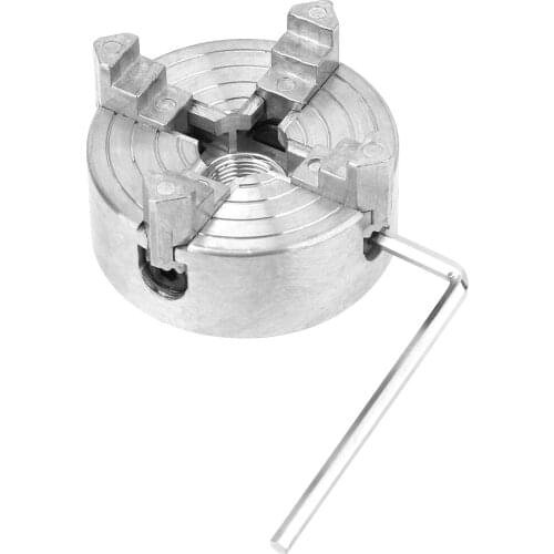 1PC Z011A Zinc Alloy High Quality 4-Jaw Chuck Clamp Accessory Mainly Used For Mini Metal Lathe