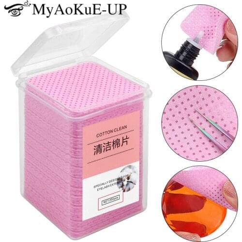 1000pc Lint Free Nail Polish Remover Cotton Wipes UV Gel Tips Remover Cleaner Paper Pad Nails Polish Art Cleaning Manicure Tools