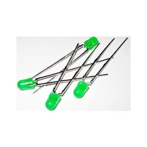 1000PCS x 3mm Color Lens Jade Green Yellow Blue White Red Orange Diffused Round Long Leg Superbright LED Light Beads