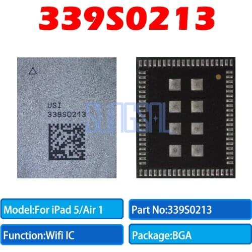 3pcs/lot 100% Original 339S0213 Wifi IC Mini2 U5800 WI-FI module 138 Degress IC chip For iPad 5/Air1 A1474