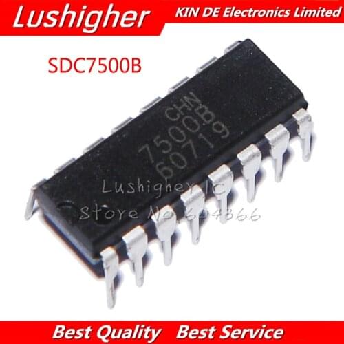 5pcs SDC7500 SDC7500B DIP16 SDC 7500 DIP