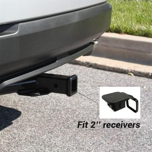 50mm x 50m Tow Hook Cover For Ford Jeep Chevrolet 1Pc 2 Inch Auto Trailer Hitch Receiver Cover Plug Caps Rubber For Toyota