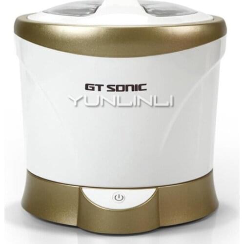 Household Ultrasonic Cleaner Tea Set/Feeder/False Teeth/Jewelry Ultrasonic Cleaning Machine Mini Ultrasonic Washing Unit GT-F2
