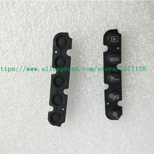 New Rear Back Case Cover Rubber Menu Key Keypad Button for Nikon D90 Repair Part