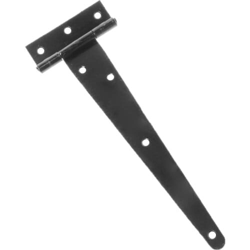 Black Paint T Shape Triangle Hinge Cabinet Shed Wooden Door Gate Hinges Hardware 62KD