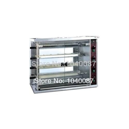 Four skwers Gas duck roaster, chicken roaster machine, commercial chicken BBQ grill, chicken oven