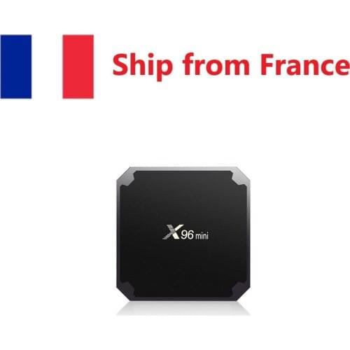 France in stock ship to european X96 mini Android 7.1 TV BOX 2GB16GB 1GB8GB Amlogic S905W Quad Core Suppot H.265 2.4GHz WiFi
