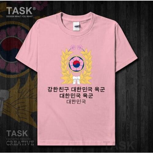 Army Korea Tactical Military mens t shirt new Tops t-shirt Short sleeve clothes country Army sweatshirt sports cotton summer 01