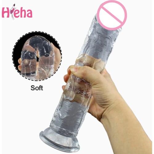 Jelly Dildo Sex Toys for Woman Realistic Penis with Suction Cup G Spot Vagina Stimulator Female Masturbation Sex Products