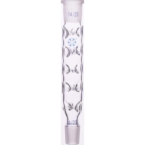 Spine distillation column,L. 75mm/100mm/120mm,Joint 14/20,Spike-shaped distillation tube