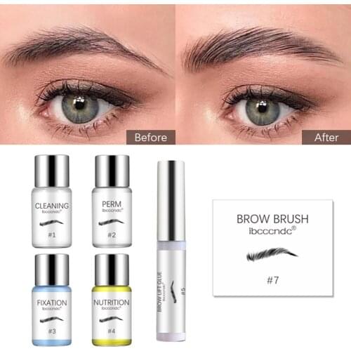 1 Set Semi-pernament Brow Lift Kit Eyebrow Lamination Kit Styling Perming Setting Curling Brow Lamination Beauty Salon Home Use