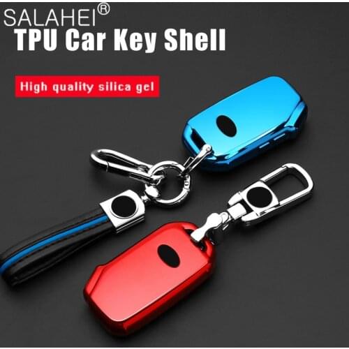 Soft TPU Car Key Case Cover For Kia Sportage Ceed Sorento Cerato Forte 2017 2018 2019 Keyless Fob Shell Protector Silicone