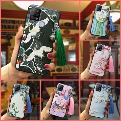 Cover For Woman Phone Case For Tecno Pova Silicone tassel Anti-dust Waterproof Shockproof Soft
