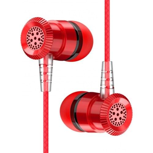 Strong Bass Wired Earphones 3.5mm Sports headset In ear 3D Stereo Silicone Earbuds With Mic For For Xiaomi Redmi Huawei Phone