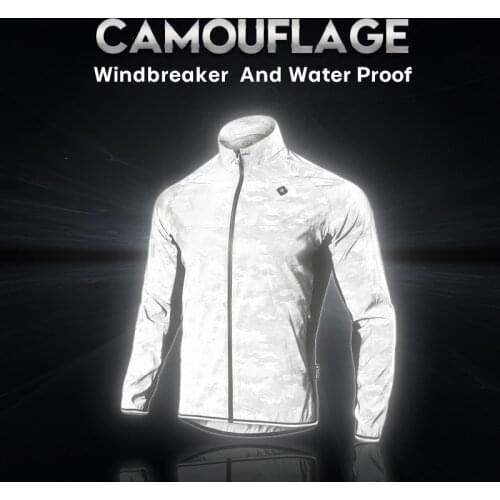 DONEN Outdoor Reflective Waterproof Cycling Jersey Spring Summer Bike Bicycle Long Sleeves MTB Clothing Shirts Wear Bike Jersey