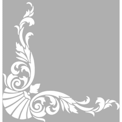 Art Corner Süsü-3 Stencil Painting Template 30x30 Cm, Walls, Tiles, furniture For Easy and Practical Pattern Application