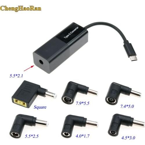 For Phone Notebook 20V 3.25A 65W Universal USB Type C Converter Dc Plug Power Adapter Connector USB C Laptop Charging Cable Cord