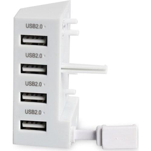 USB Hub for XBox One S Console Extend Port Expander for Microsoft XBox One S USB Splitter Adapter Game Accessories White
