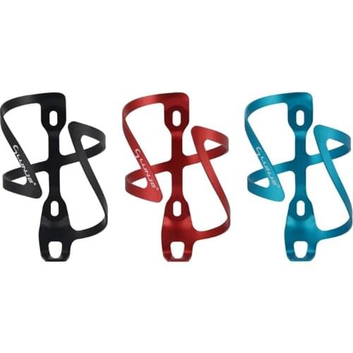 Bicycle Water Bottle Cage Aluminum Colorful Hollows, Fits Most Road Cycling and Mountain Bike, Simple to Install
