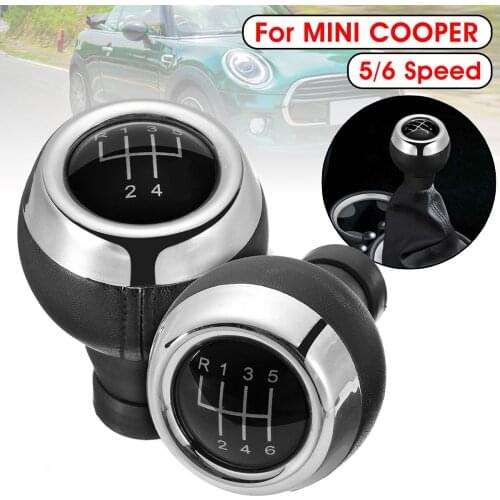 X-5 6 Speed Car Gear Shift Knob MT Lever Shifter Knob Head For Mini Cooper R55 R56 R57 R58 R59 R60 R61 F54 F55 F56 F57
