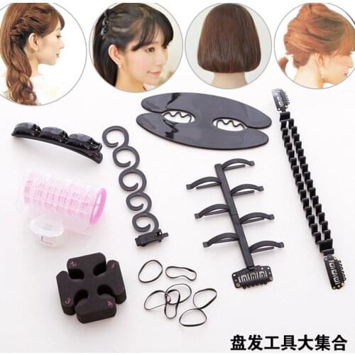 Japan and Korea Female Hit Plait Spread The DIY Centipede Braided Hair Modelling Dish Hair Curl Tool Hair Accessories