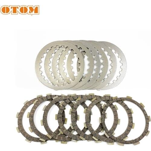 OTOM Motorcycle Parts DT230 Clutch Plate For YAMAHA DT230 MT250 Motocross Clutch Driven Piece 250cc Clutch Friction Plates