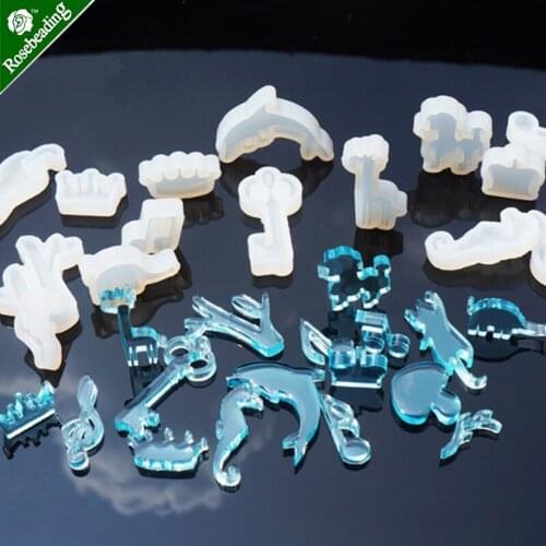 1 piece DIY Silicone Pendant Mould Charm Jewelry Handmade Jewelry Tools Equipments,resin mould