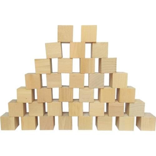 100pcs 8mm 10mm 15mm D6 Sided Blank Wood Dice With Right angle For Party Family DIY Puzzle Games Printing Engraving Kid Toys