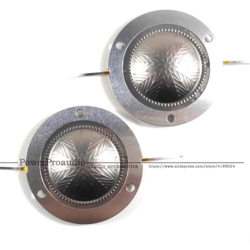 2PCS /LOT 44.5mm Flat wire Titanium 44Core CCAR TREBLE Voice Coil 44.4mmTweeter Diaphragm Driver