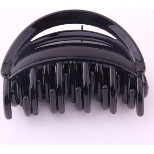 2 PIECES Hairpin For Women Good Quality ABS Plastic Hair Claw Clips Solid Color Crab Make Hair Up Large Hair Accessories 6.5CM