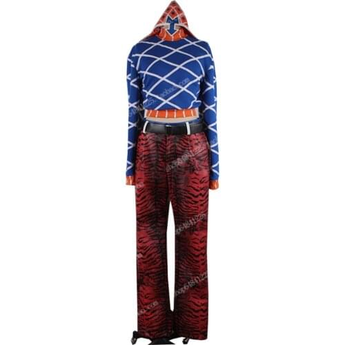2018 JoJos Bizarre Adventure Golden Wind Guido Mista Cosplay Carnaval Costume Halloween Christmas Costume