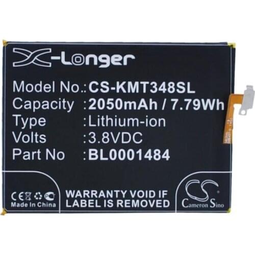 Cameron Sino 2050mAh battery for KAZAM Thunder 348 Tornado 348 BL0001484 Mobile, SmartPhone Battery