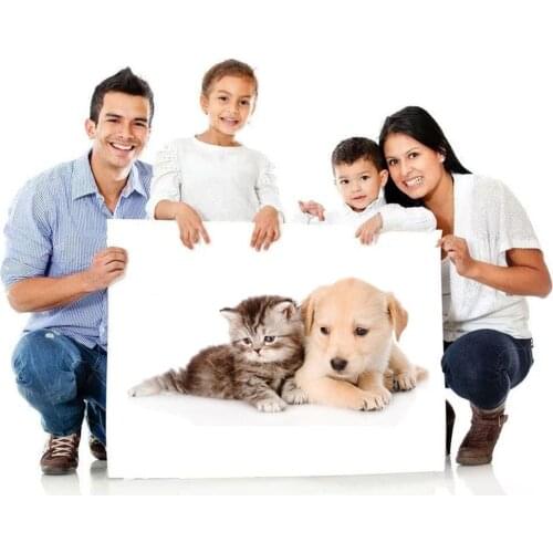 Huacan 5D Diamond Embroidery Photo Custom Kits DIY Full Square Diamond Painting Family Art Home Decoration Handicraft Gift
