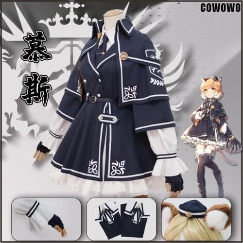 Anime! Arknights Mousse RHODES ISLAND Combat Gear Lovely Dress Uniform Cosplay Costume Halloween Outfit For Women Free Shipping