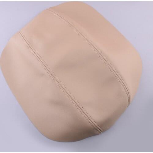 Car Microfiber Leather Console Center Armrest Box Lid Cover Beige Fit For Volvo S80 1999 2000 2001 2002 2003 2004 2005 2006