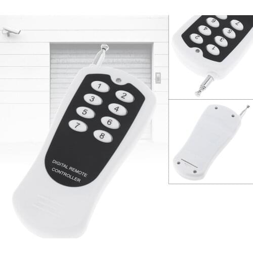 433MHz High Power Wireless Remote Control with 1000 Meters Long Distance and 8 Button Remote Control for High Power Equipment