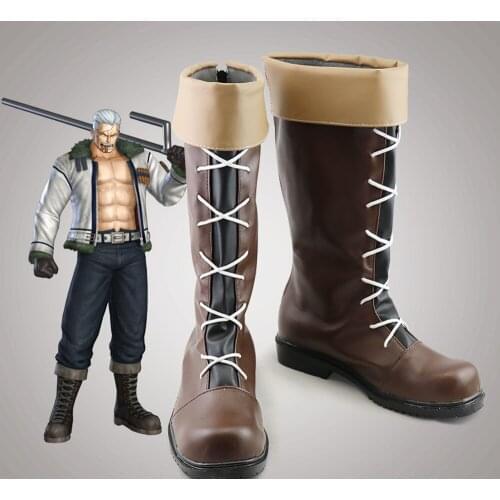 ONE PIECE Smoker Characters Anime Costume Prop Cosplay Shoes Boots for Halloween Christmas Party Masquerade Anime Shows