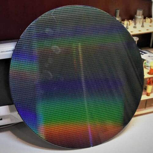 12/8/6 inch photolithography wafer circuit chip semiconductor wafer silicon wafer display teaching and research display